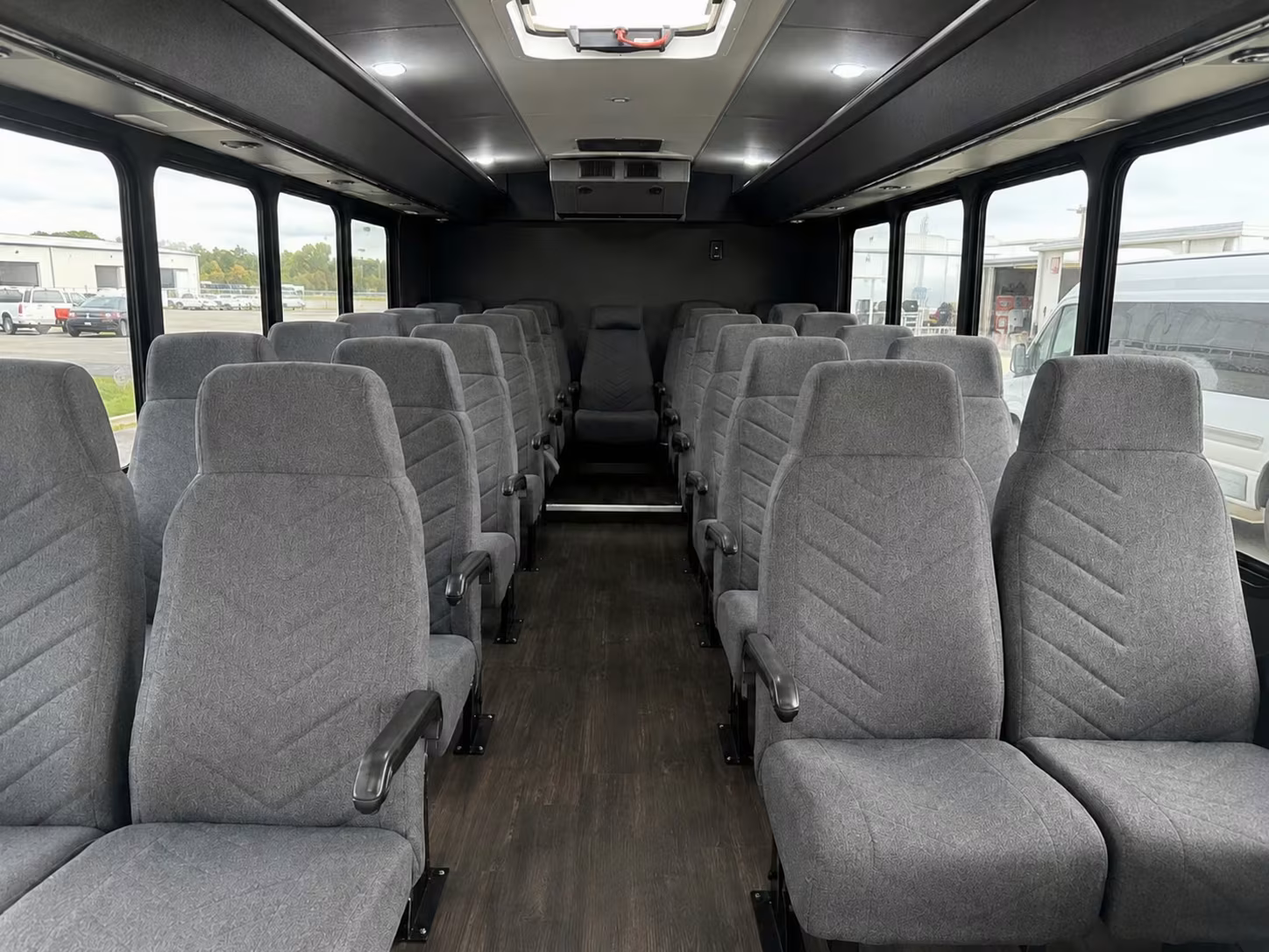 20 passenger minibus interior