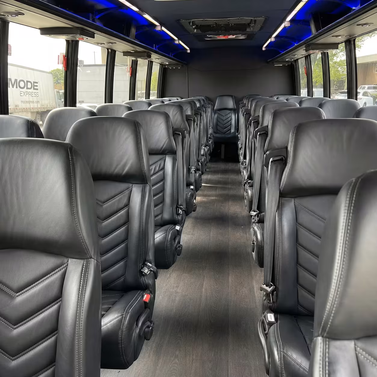 30 passenger minibus interior