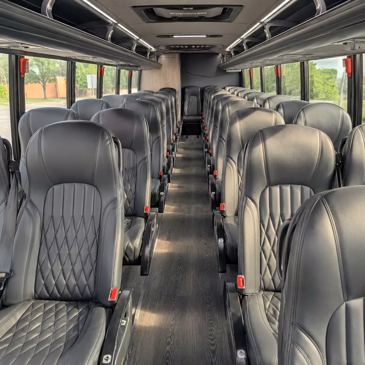 bridal party minibus rentals in menifee for the wedding morning