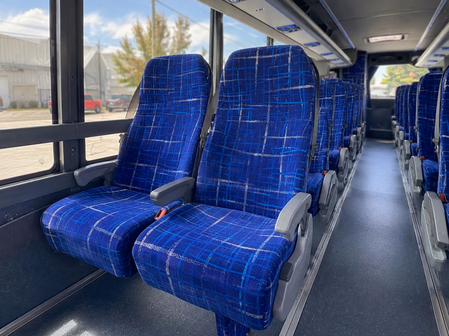 menifee charter bus interior