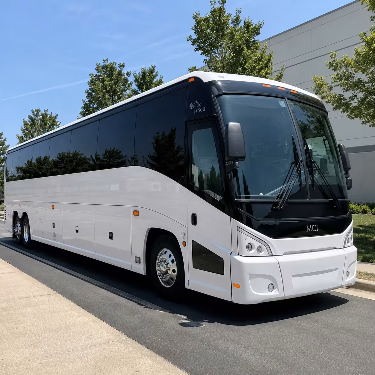 menifee charter bus rental exterior