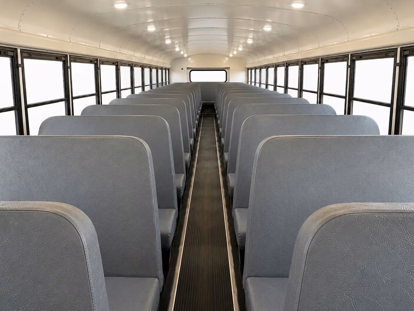 school bus inside