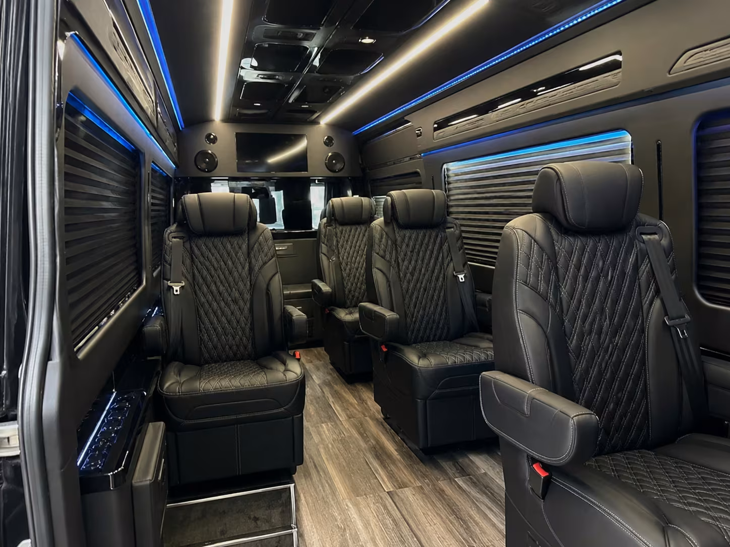 sprinter van with driver interior