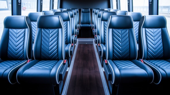 menifee 18 passenger minibus inside