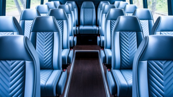 menifee 18 passenger minibus interior