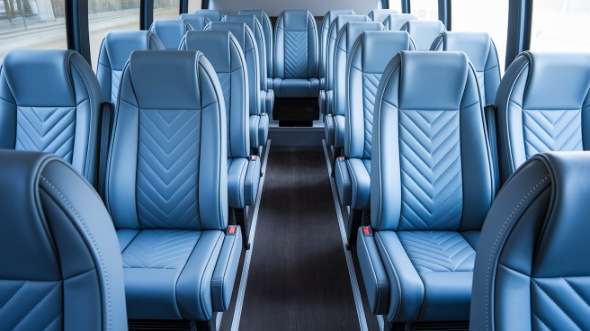 menifee 25 passenger minibus interior