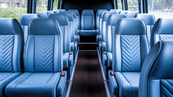 menifee 35 passenger minibus interior