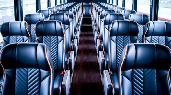 menifee 50 passenger charter bus inside