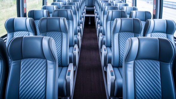 menifee 50 passenger charter bus interior