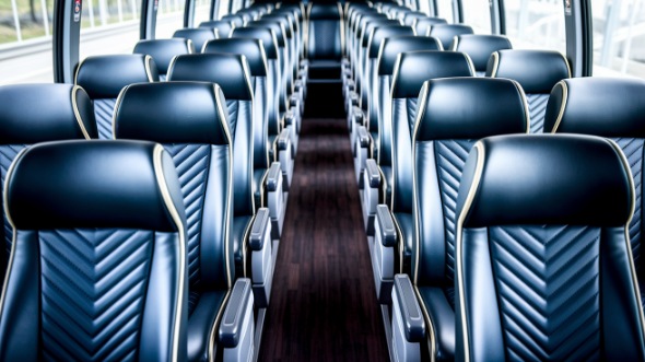 menifee 55 passenger charter bus inside