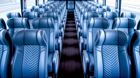 menifee 56 passenger charter bus interior