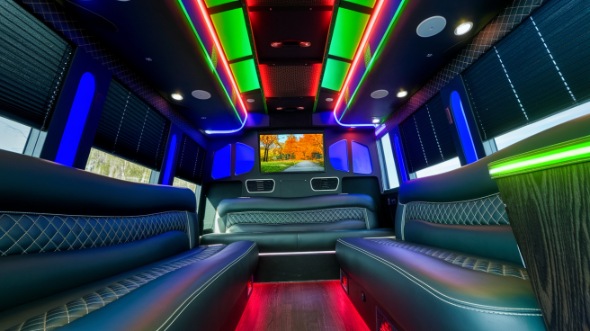 menifee sprinter limo rental interior